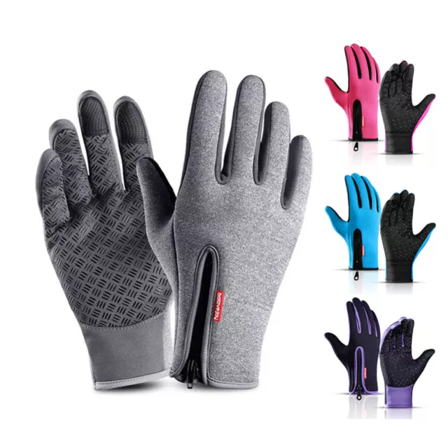 Winter Gloves Warm Thermal Outdoor Sports Waterproof Windproof Touch Screen Ski 2