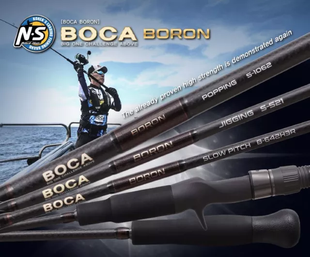 NS Black Hole Rod Baitcast Boca Boron Slow Pitch B-642H3R Slow Pitch (7322)