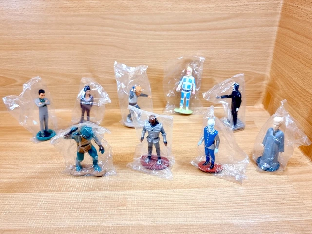 1992 Star Trek TNG - FIGURE (9) - IMBALLO ORIGINALE & NUOVO - SIGILLATO - VINTAGE -