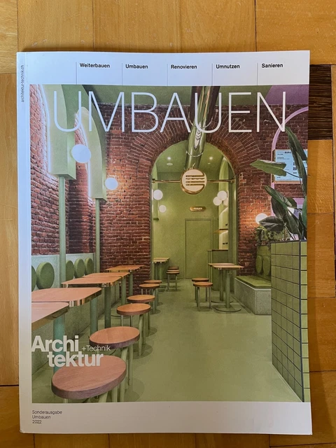 ARCHITEKTUR + TECHNIK: UMBAUEN, Sonderausgabe 2022, deutsch, ungelesen