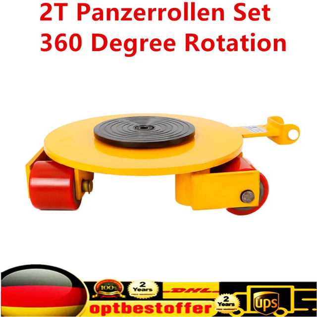 Set rulli blindati 2T telaio per trasporto rulli per trasporto scooter industriale scooter DHL