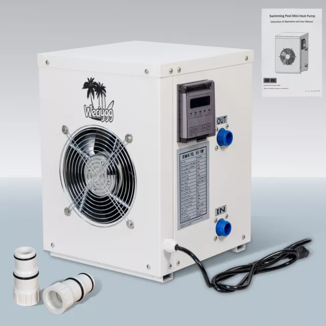 12000 BTU Swimming Pool Heat Pump for Above-Ground Pools 110V 3.5kW Pool Heater