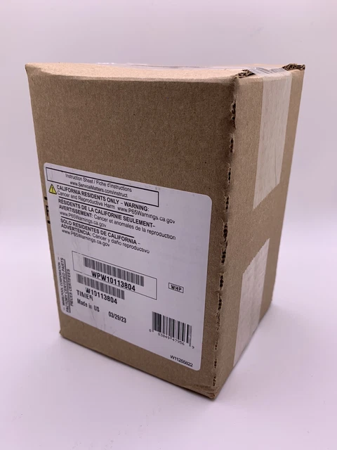 WPW10113804 Genuine OEM Whirlpool Laundry Center Washer Timer New In Box