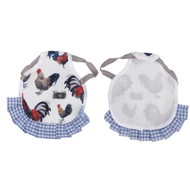 Tablier Protection Poules - 2 Pièces - Pour Poules Et Volailles - Anti-picage Et Intempéries