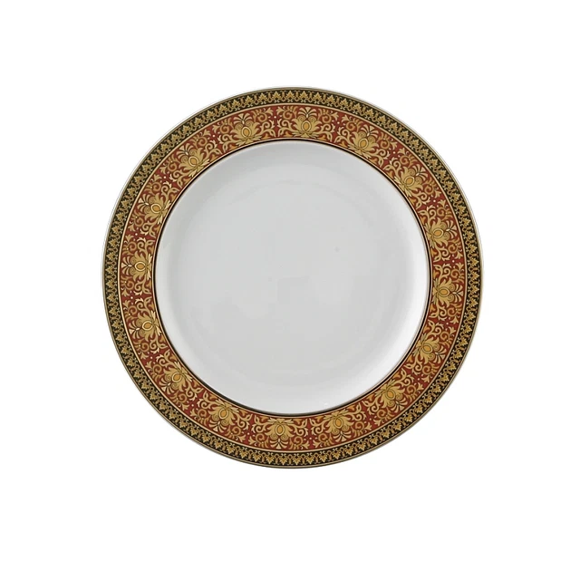 Rosenthal Versace Medusa rot Frühstücksteller  Ø 22 cm NEU