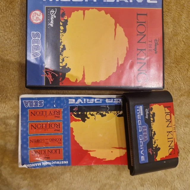 MEGADRIVE 2 PACK LE ROI LION (sans notice) - Retrogameshop