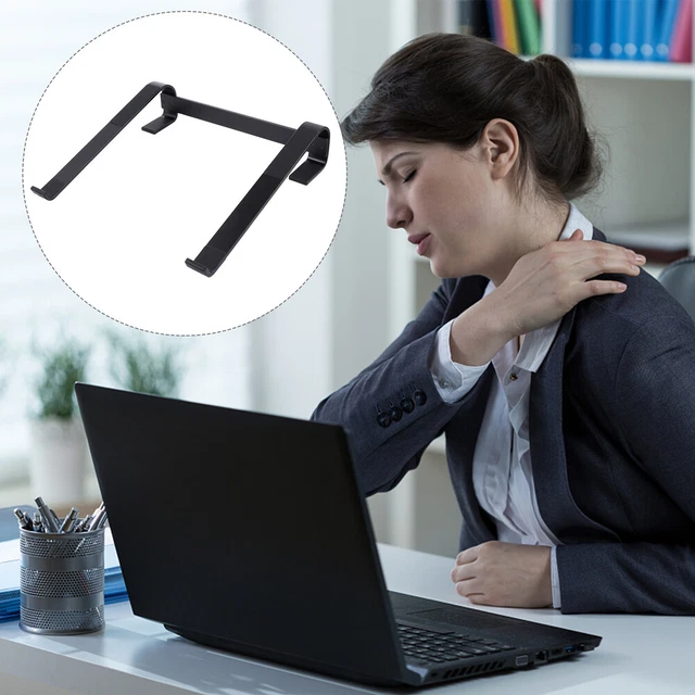 Supporto per computer lega di alluminio supporto angolare per laptop supporto per laptop nero