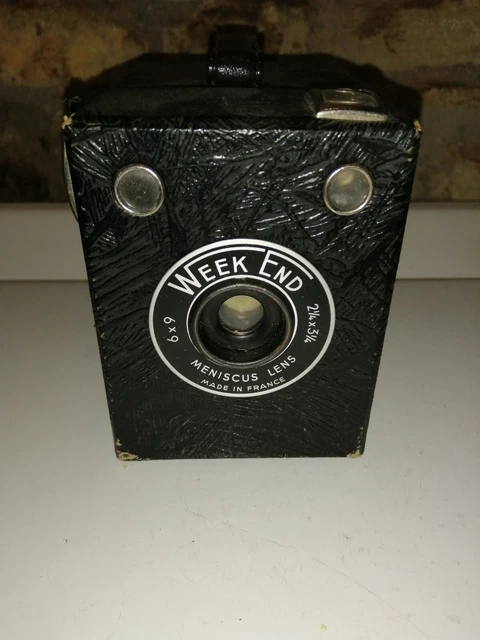 Ancien appareil photo Camera Box  Goldy Week End Meniscus Lens