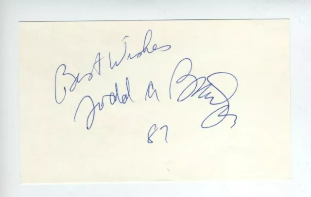 TODD BRIDGES AUTOGRAPH Diff'rent Strokes 1987 AUTOGRAPH 3X5 CARD