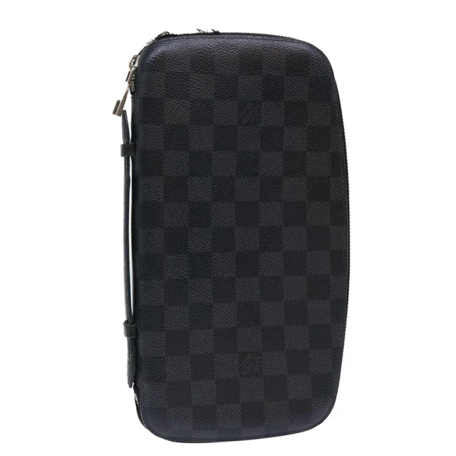 Louis Vuitton Onyx Damier Infini Keepall Bandouliere 55 - LV for Less