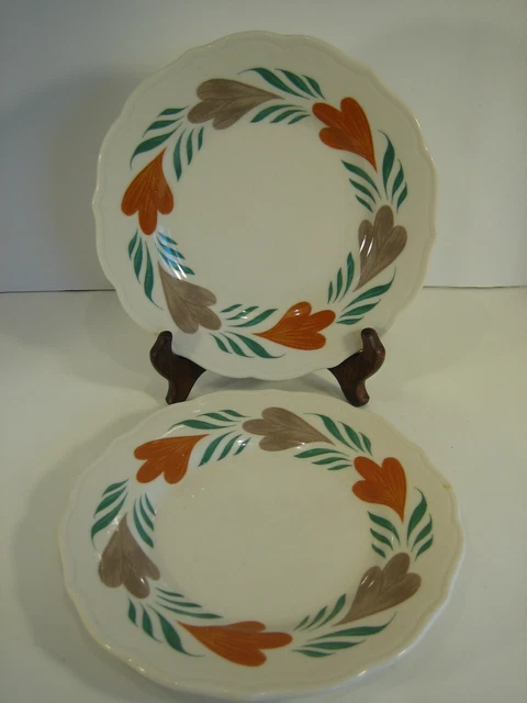 Lot Of 2 "Syracuse China" Restaurant Ware 7" Plates Salad Desert Plate CHANTILLY