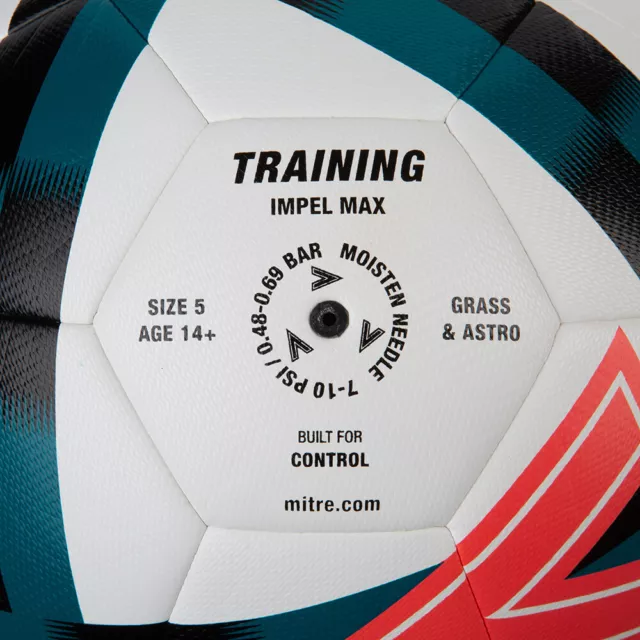 Mitre Football Impel Max Training Football - 3 Sizes Available 2