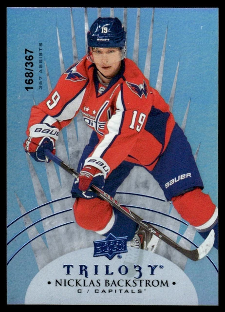 2014-15 Upper Deck Trilogy Radiant Blue Nicklas Backstrom 168/367 Washington