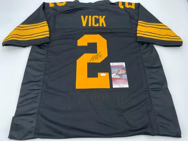 Michael Vick Pittsburgh Steelers Signed Custom Color Rush Jersey Jsa Witness Coa