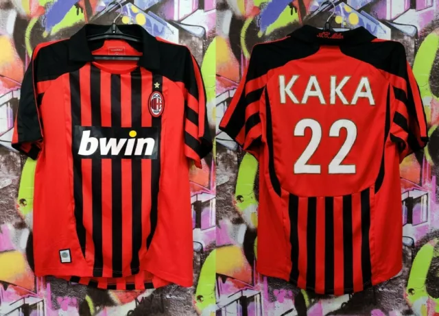 Ricardo Kaka Autographed AC Milan White Soccer Jersey - BAS