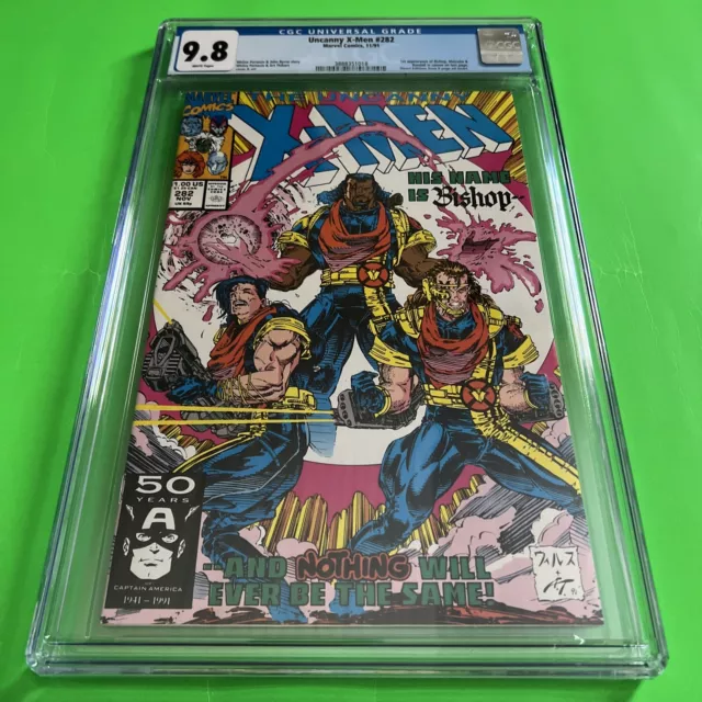 Uncanny X-men #282  CGC 9.8 NM/M WP Marvel Comics 1991 1st Appearance of Bishop