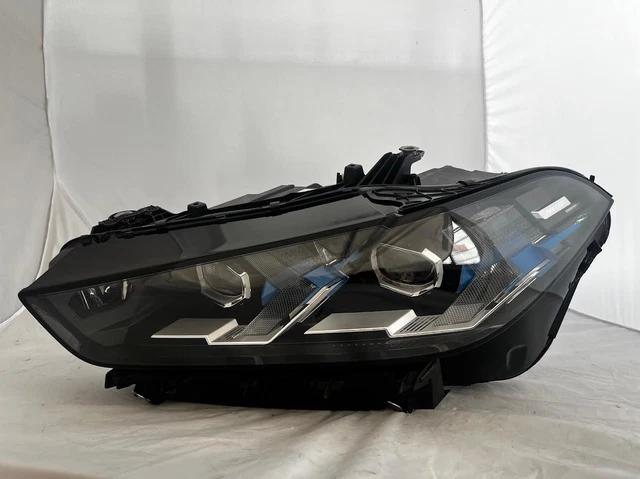 2024-2025 BMW X5 X6 Full Led Headlight W/ Blue Accents Oem * Lh ...
