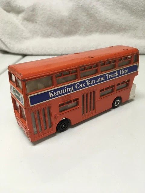 Dinky Toys Atlantean Bus Kenning Car,Van And Truck Hire No.291R 1974 Orange