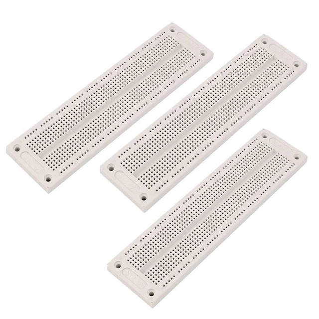 3pcs SYB-120 700 Points Solderless PCB Breadboard 60x12 Solderless Prototype PC