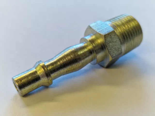 PCL Standard Airflow Quick Release Coupling Plugs with Male Tapered BSP Threads