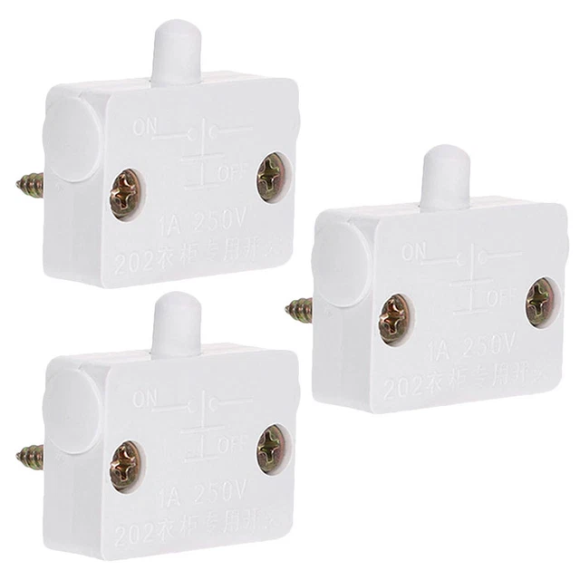 Interrupteur de porte de porte 3PCS Interrupteur d'éclairage à lampe tactile