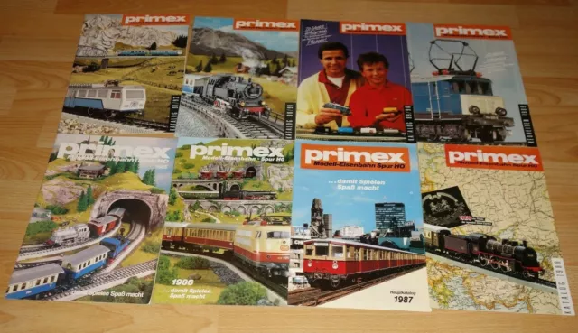 original Primex Katalog 1985, 1986, 1987, 1988, 1989, 1990, 1991, 1992, wie neu