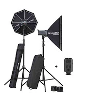 20839.2 Elinchrom D-LITE RX 4/4 Softbox To Go negro 2 piezas ~D~