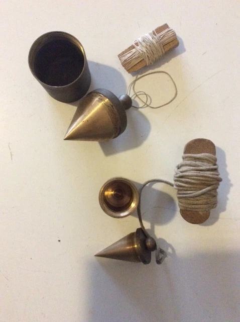 Ancienne Toupie Pour Fil à Plomb - Outil Vintage - Très Bon état