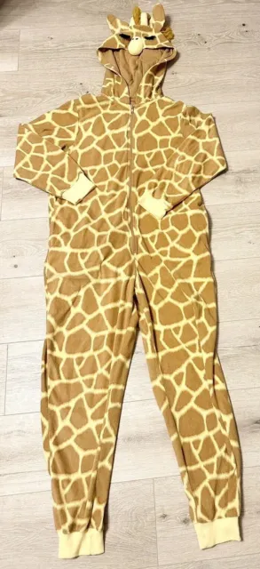 Xhilaration Sleepwear PJ One Piece Giraffe Costume Size M/L