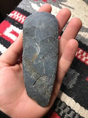 MLC S5514 Polished Stone Celt Old Stone Artifact Faceted Sides X Ron Arnold PA