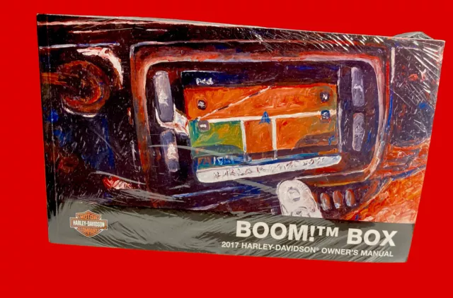HARLEY-DAVIDSON BOOM AUDIO 2017 OWNERS MANUAL - NEW - Free Shipping!!
