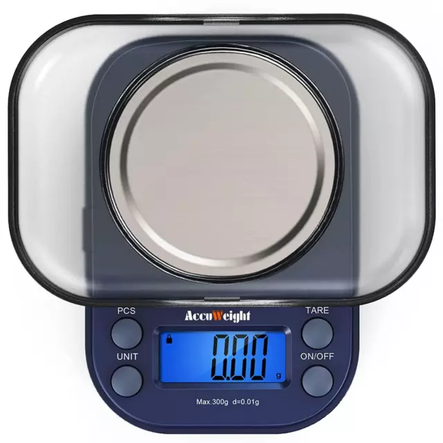 Digital Lab Scale Portable Mini Precision Scale Pocket Jewelry Scale ACCUWEIGHT