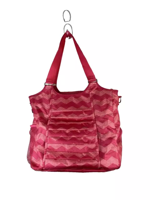 Thirty One All Pro Tote Travel Yoga Diaper Shoulder Bag 31 Coral Punch