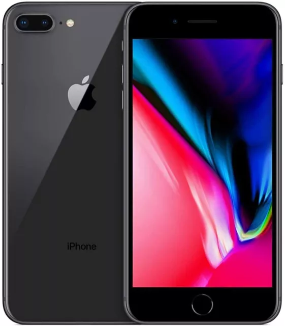 Open Box Apple iPhone 8 Plus A1864 Fully Unlocked 64GB Space Gray