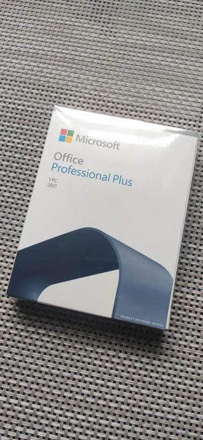MICROSOFT OFFICE 2021 Professional Plus DVD for 1 PC - Lifetime £53.99 ...