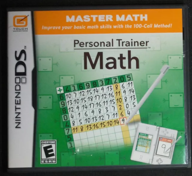 Entrenador Personal: Math Nintendo DS Nrmt- Estado Completo N Caja