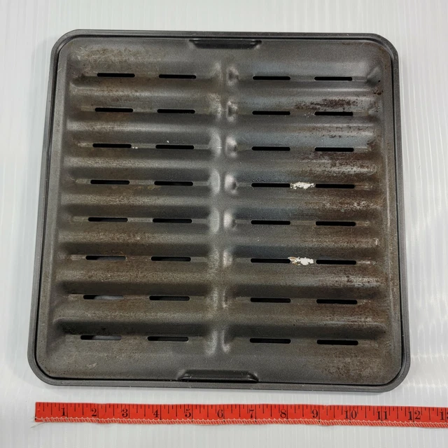 Ronco Showtime Rotisserie 4000 5000 DRIP TRAY PAN w/ GRATE 12' x 12"