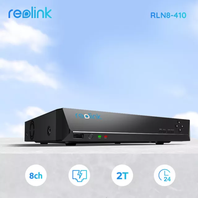 Reolink 8CH 12MP PoE NVR Überwachungssystem Rekorder 2TB HDD Videoüberwachung 3