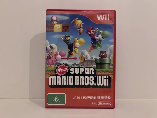 NINTENDO WII: NEW Super Mario Bros. Wii - GREAT CONDITION - PAL $34.90 -  PicClick AU