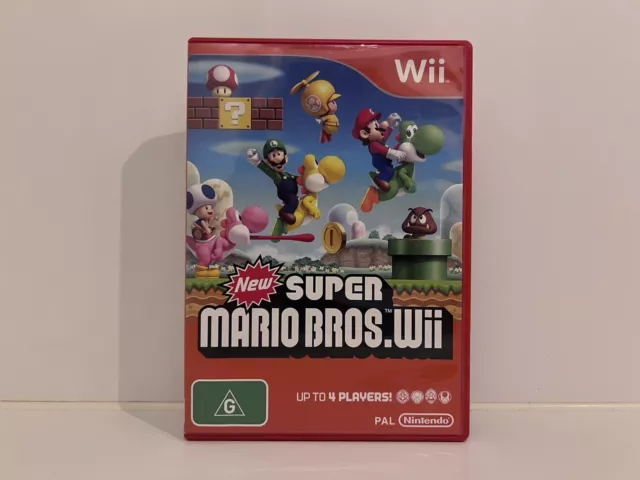 NINTENDO WII: NEW Super Mario Bros. Wii - GREAT CONDITION - PAL $34.90 -  PicClick AU