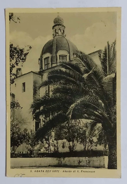 S.AGATA DEI GOTI (SALERNO) ABSIDE DI San Francesco,  Vg 1955 F.g. Bella