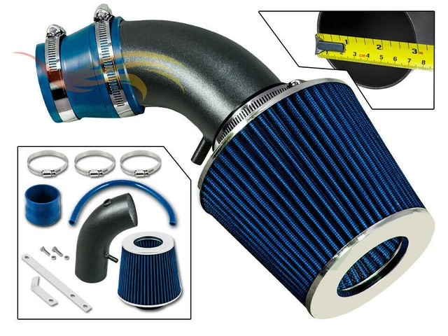 RW BLEU COURSE Admission Air Kit + Filtre Pour 01-09 PT Cruiser 2.4L ...