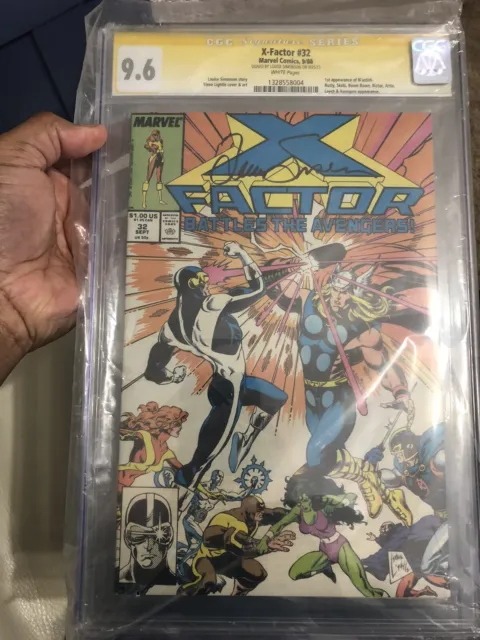 X-Factor #32 09/1988 CGC 9.6 Signed By Louis Simonson