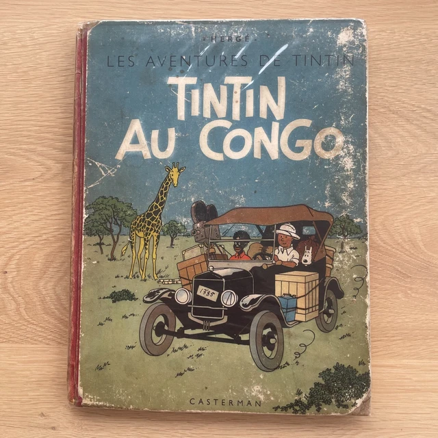 Sac à Dos Et Trousse Tintin Au Congo Vintage Des Années 90 - Neuf Avec étiquettes