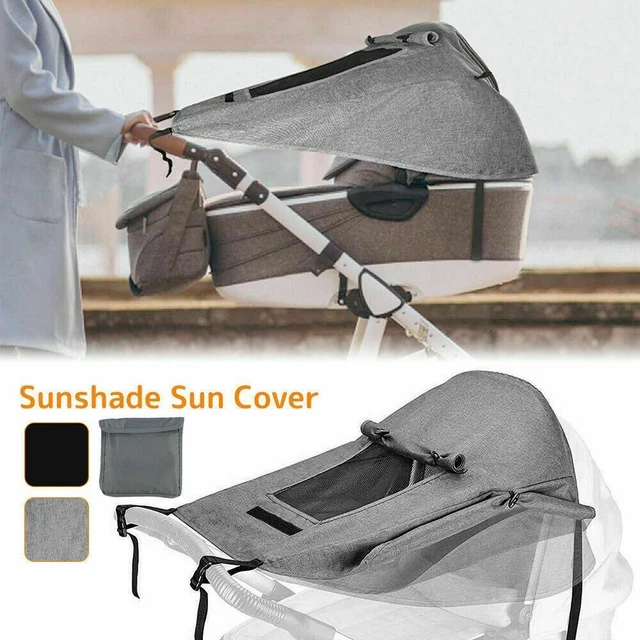 Accesorios universales anti-UV para recién nacidos Blackout cochecito toldo accesorios