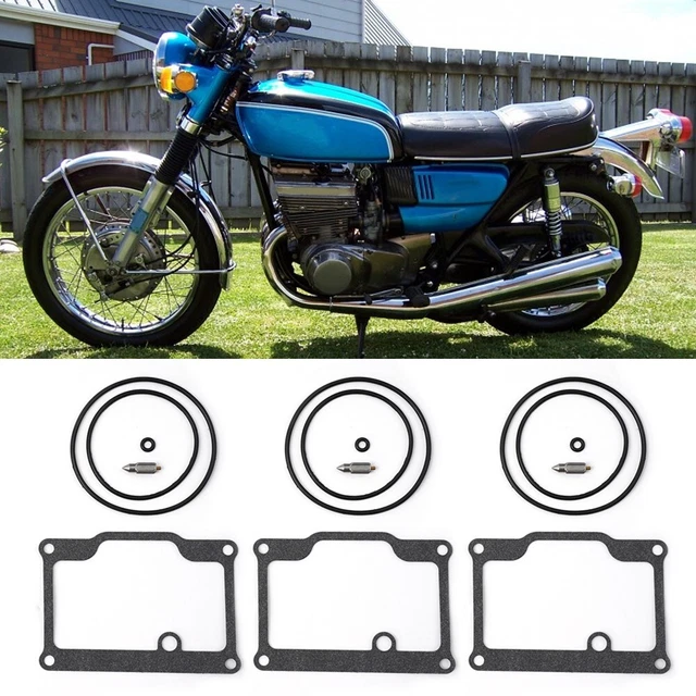 Damineding Carburetor Rebuild Kit For Suzuki GT550 1974-1977 – Main Jets #98, Slow #25, Needle Y49