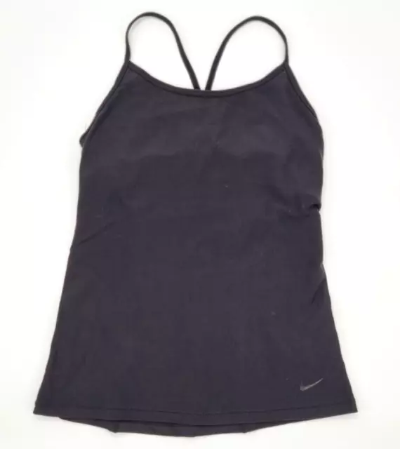 Maglietta con spalline Nike Dri-Fit camicia da allenamento parte superiore sportiva da donna taglia M