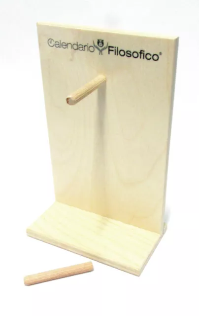 SOLO Base in legno per Calendario Filosofico + pin ricambio