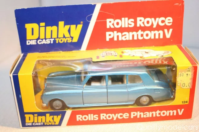 Dinky Toys 124 Rolls Royce Phantom V near mint in box all original condition