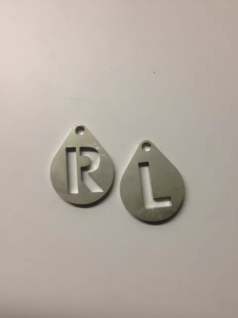 2 Xray Markers "L&R" for "PA and AP" Use Premium Stainless Steel Laser Cut